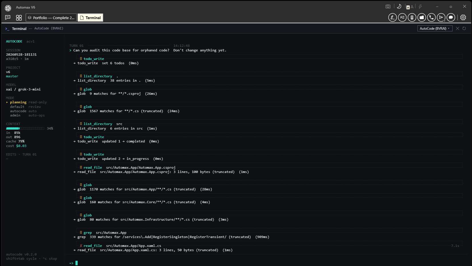 AutoCode screenshot