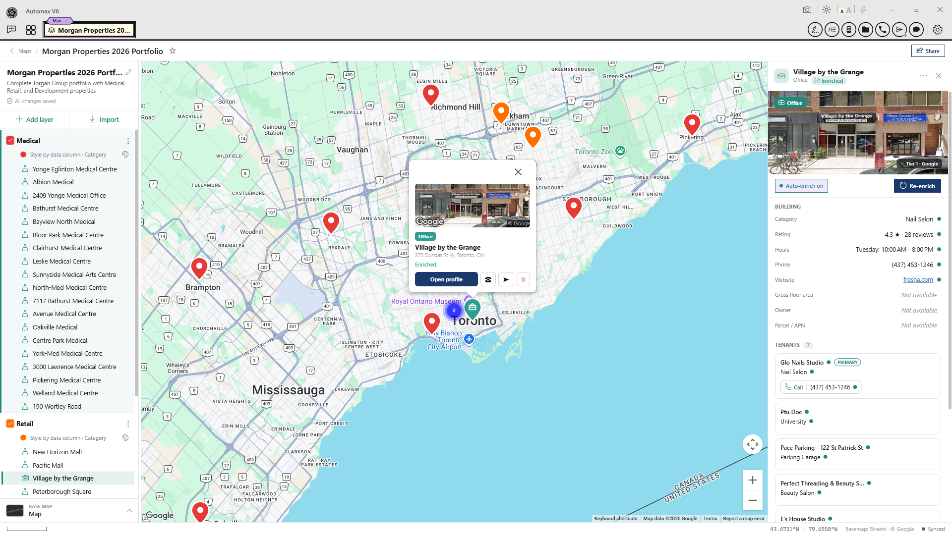 Maps screenshot