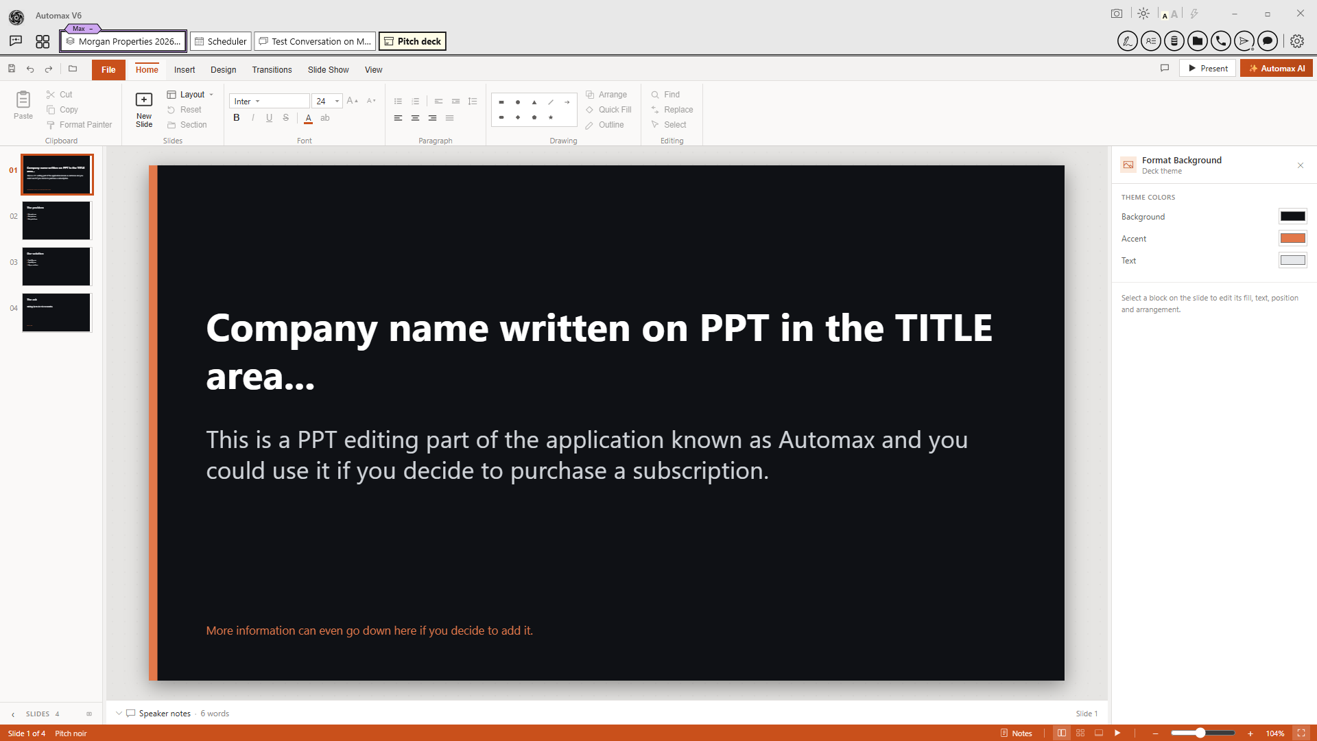 Slides screenshot